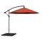 Pure Garden 10-Foot Offset Patio Umbrella with Square Base, Orange 50-102-TCB - alternate 3